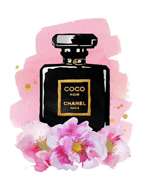 chanel perfume artwork